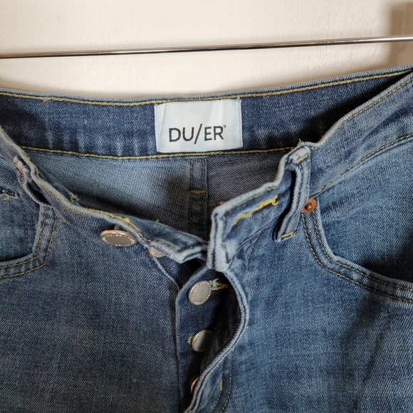 DU/ER Performance Denim Jeans Women's Size 26 High Rise Button Fly Jeans - Picture 3 of 10